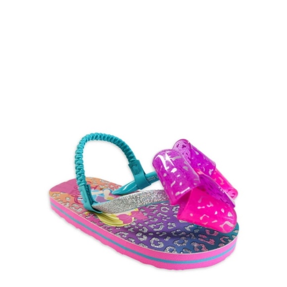 Nickelodeon Jojo Siwa Bow Beach Flip Flop Sandal - Size: 5/6 Toddler - Picture 2 of 10